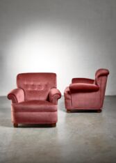 Gallery item 3 for Pair of Carl-Johan Boman chairs, Lounge Chairs, Finland, 1940s
