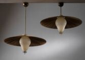 Thumbnail for Pair of Paavo Tynell model 1090 pendants
