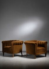 Thumbnail for Pair of Art Deco club chairs