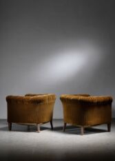 Gallery item 2 for Pair of Art Deco club chairs, Lounge Chairs, Denmark, 1940s