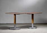 Thumbnail for Pair of cafe tables