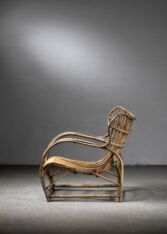 Gallery item 2 for Viggo Boesen rattan chair, Lounge Chairs, Denmark, 1930s