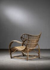 Gallery item 3 for Viggo Boesen rattan chair, Lounge Chairs, Denmark, 1930s