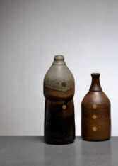 Thumbnail for Pair of Franco Agnese ceramic bottles