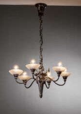 Gallery item 2 for Swedish Grace 6 arm chandelier, Chandeliers & Pendants, Sweden, Early 20th Century