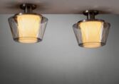 Gallery item 2 for Pair of Böhlmarks ceiling lamps, Flush mounts, Sweden, 1940s