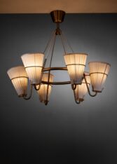 Thumbnail for Hans Bergström brass chandelier for ASEA