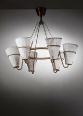 Gallery item 2 for Hans Bergström brass chandelier for ASEA, Chandeliers & Pendants, Sweden