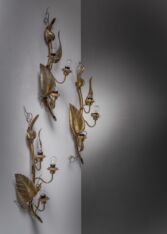 Gallery item 6 for Set of 3 Hans Bergström wall lamps, Wall lamps, Sweden, 1940s
