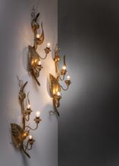 Gallery item 5 for Set of 3 Hans Bergström wall lamps, Wall lamps, Sweden, 1940s