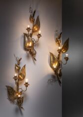 Thumbnail for Set of 3 Hans Bergström wall lamps