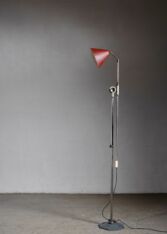 Gallery item 3 for Large metal floor lamp, Floor Lamps, 1950s