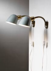 Gallery item 2 for Pair of Bertil Brisborg wall lamps for Nordiska Kompaniet, Wall lamps, Sweden, 1950s