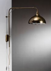 Gallery item 2 for Gunnel Nyman brass wall lamp for Idman, Wall lamps, Finland, 1940s