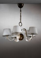 Gallery item 2 for Cebe chandelier, Chandeliers & Pendants, Sweden, 1940s