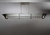 Thumbnail for Nickel-plated and glass ceiling lamp