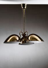 Gallery item 2 for Harald Notini chandelier for Böhlmarks, Chandeliers & Pendants, Sweden, 1940s