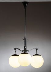 Gallery item 3 for Cebe three-armed chandelier, Chandeliers & Pendants, Sweden, 1930s
