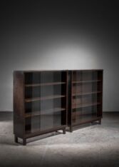 Thumbnail for Pair of bookcases with glass doors