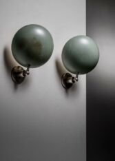 Gallery item 2 for Pair of Böhlmarks wall lamps, Wall lamps, Sweden, 1930s