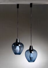 Thumbnail for Pair Tapio Wirkkala pendants for IIttala by Idman