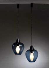 Gallery item 2 for Pair Tapio Wirkkala pendants for IIttala by Idman, Chandeliers & Pendants, 1960s