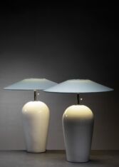 Gallery item 2 for Pair of ceramic table lamps by Ateljé Lytkan, Table Lamps, Sweden, 1980s