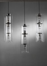 Gallery item 2 for Rudolf Schwarz set of 3 pendant lamps, Chandeliers & Pendants, Germany, 1950s
