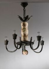Thumbnail for Hakkarainen metal and ceramic chandelier