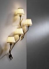 Gallery item 2 for Pair of brass Astra wall lamps, Wall lamps, Norway, 1960s