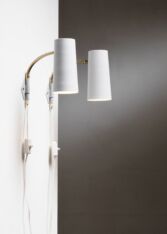 Gallery item 2 for Pair of Bohlmarks wall lamps, Wall lamps, Sweden, 1950s