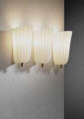 Gallery item 2 for Set of 3 Orrefors wall lamps, Wall lamps, Sweden, 1940s