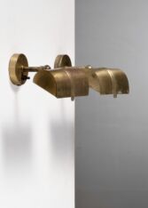 Thumbnail for Pair of brass Böhlmarks wall lamps