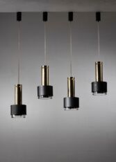 Gallery item 2 for Set of four Kay Kørbing pendants, Chandeliers & Pendants, Denmark, 1960s