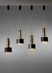 Gallery item 3 for Set of four Kay Kørbing pendants, Chandeliers & Pendants, Denmark, 1960s