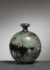 Thumbnail for Green ceramic vase