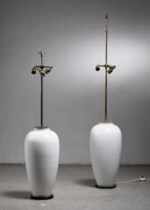 Gallery item 3 for Pair of white porcelain floor lamps by KPM, Floor Lamps, Germany, 1950s