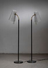 Gallery item 4 for Pair of Yki Nummi floor lamps for Orno, Floor Lamps, Finland, 1950s