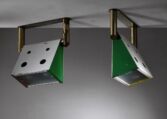 Gallery item 2 for Pair of Afra & Tobia Scarpa ceiling lamps, Chandeliers & Pendants, Italy, 1980s