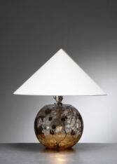 Gallery item 2 for Corona glass table lamp, Table Lamps, Sweden, 1930s