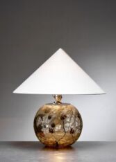 Gallery item 3 for Corona glass table lamp, Table Lamps, Sweden, 1930s