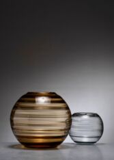 Thumbnail for Pair of glass vases