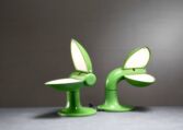 Gallery item 2 for Pair of Carla Venosta green Quebec table lamps, Table Lamps, Italy, 1970s