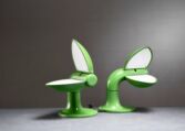 Thumbnail for Pair of Carla Venosta green Quebec table lamps