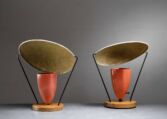 Thumbnail for Pair of Mitchell Bobrick table lamp