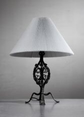 Gallery item 2 for Wrought iron Austrian table lamp, Table Lamps, Austria, Early 20th Century
