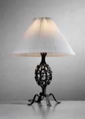 Thumbnail for Wrought iron Austrian table lamp