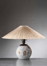 Thumbnail for Kauklahti Glassworks table lamp by Paavo Tynell