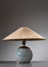 Gallery item 2 for Kauklahti glass table lamp, Table Lamps, Finland, 1930s