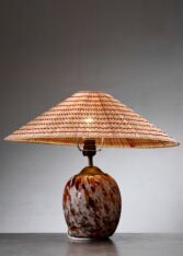 Thumbnail for Multi-color glass table lamp